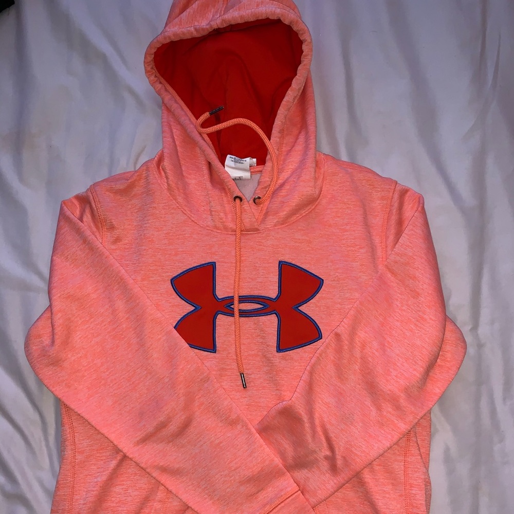 Coral Under Armor hoodie
